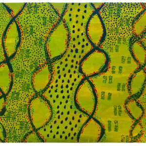 BUDS - Acrylic & Oil on Canvas Painting