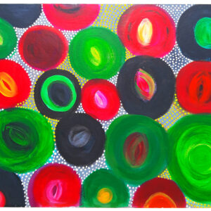 SUNNY HATS - Acrylic on Carton Painting