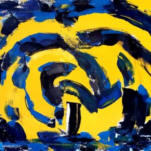 LOVE BOAT - Acrylic on Canvas Painting