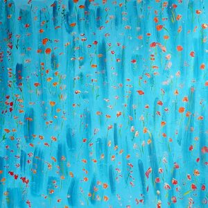 POPPIES - Acrylic on Canvas Painting