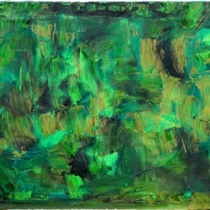 GREEN FOREST - Oil on Canvas Painting