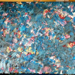 THE UNIVERSE - Acrylic & Oil on Canvas Painting