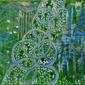 OASIS IN THE CITY - ORIGO - Acrylic on Canvas Painting