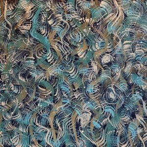 OASIS IN THE DESERT - Acrylic on Canvas Painting