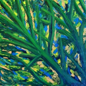 THOSE TREES - Oil on Canvas Painting