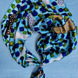 Sea - Anda Abstract Large Silk Scarf