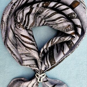 Forest - Anda Abstract Small Silk Scarf