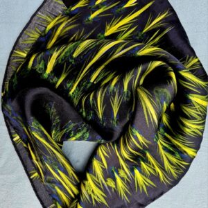 Impulses - Anda Abstract Small Silk Scarf