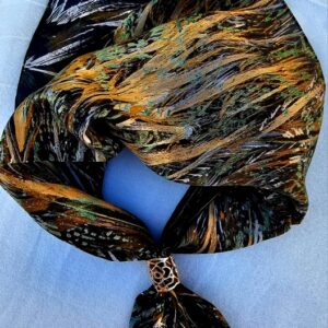 Oasis - Anda Abstract Small Silk Scarf