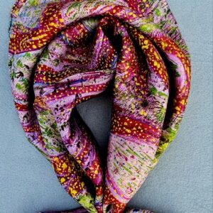 Synergy - Anda Abstract Small Silk Scarf