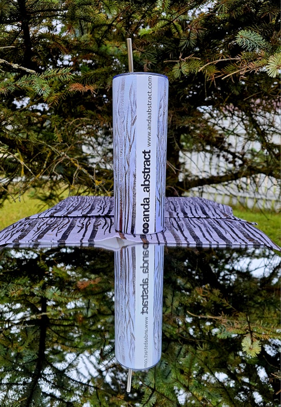 Anda Abstract - "Forest Stories" Large Themo Mug