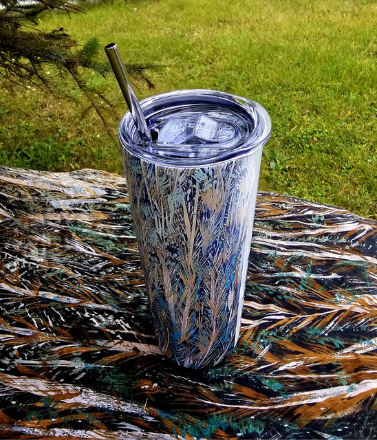 Summer Fantasies - Large Thermo Mug - Image 3
