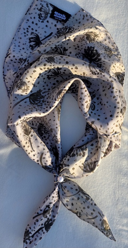 Happy Moments – Silk Scarf 70x70 cm - Image 4