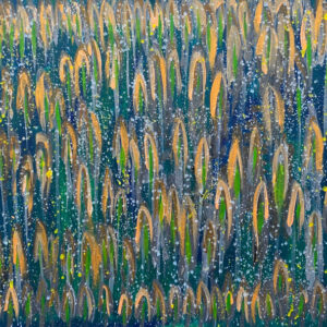 Anda Abstract Painting - "Moonlight Reflections"