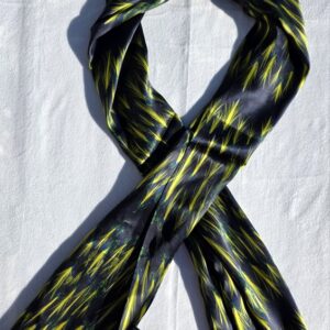Anda Abstract Silk Scarf - "Light Impulses"