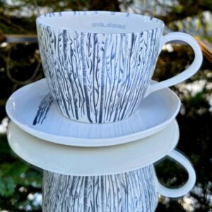 Anda Abstract Porcelain Mug - "Forest" Large 500ml