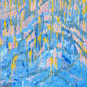 Anda Abstract Acrylic Painting - "Seaside"