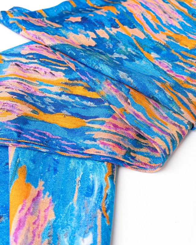 Seaside – 180×65 cm Wool Scarf - Image 4