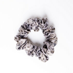 Anda Abstract Silk Hair Scrunchie - "Summer Morning" Small