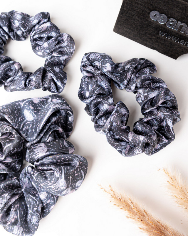 Rose Bay - Silk Hair Scrunchie Medium 3,5 cm - Image 2